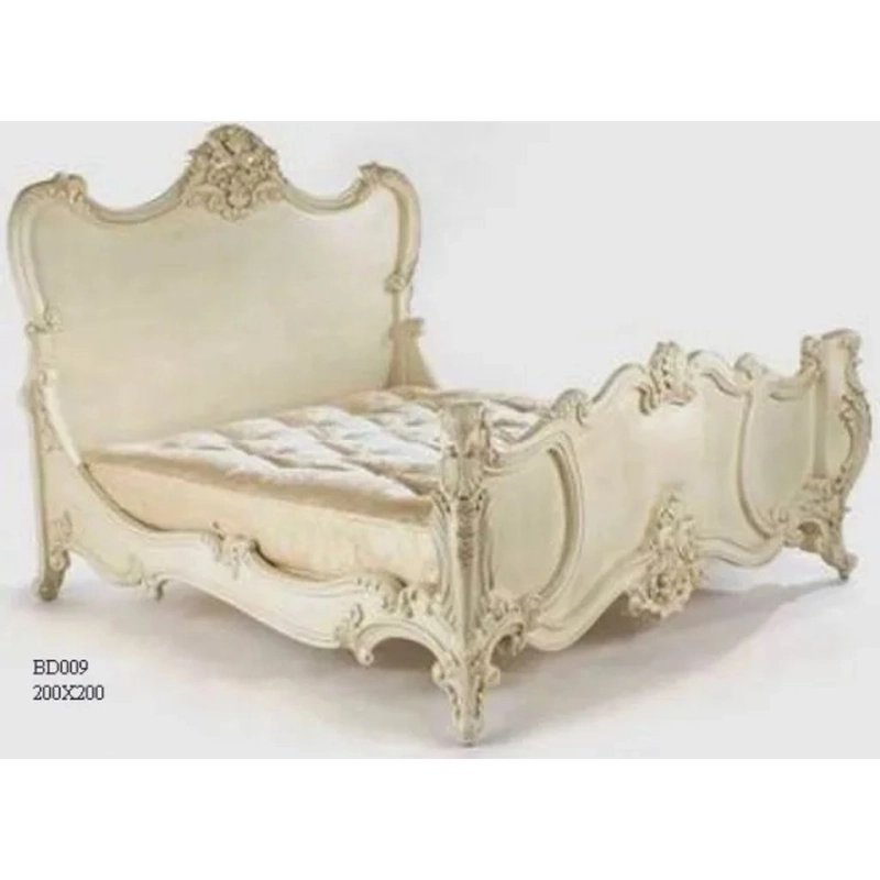 Classic Carved Wooden Bed Frame Luxury Bedroom Furniture Classic Carved Wooden Bed Frame Luxury Bedroom Furniture