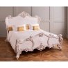 Classic Carved Wooden Bed Frame Luxury Bedroom Furniture