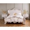 Classic Carved Wooden Bed Frame Luxury Bedroom Furniture