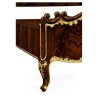 Classic Ornate Wood Bed with Gold Carvings | Luxury Bedroom Furniture