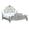 Baroque Classic Carved Wooden Bed Frame - Elegant Bedroom Furniture