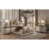 Luxury Classic Carved Upholstered Bed Frame