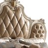 Luxury Classic Carved Upholstered Bed Frame