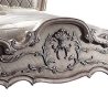 Luxury Classic Ornate Gold Tufted Upholstered Bed