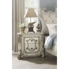 Classic Carved Upholstered Queen Bed | Elegant Bedroom Furniture