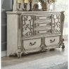 Classic Carved Upholstered Queen Bed | Elegant Bedroom Furniture