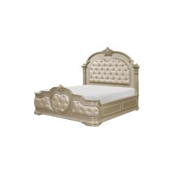 Luxurious Classic Tufted Upholstered Panel Bed