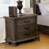 Classic Ornate Tufted Upholstered Wooden Bed Frame