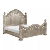 Luxury Ornate Carved Wood Bed Frame | Classic Victorian Revival Bedroom Furniture