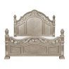 Luxury Ornate Carved Wood Bed Frame | Classic Victorian Revival Bedroom Furniture