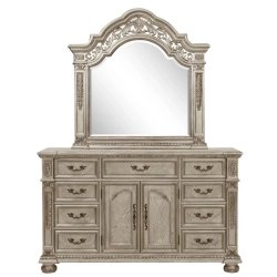 Luxury Ornate Carved Wood Bed Frame | Classic Victorian Revival Bedroom Furniture
