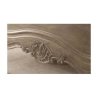 French Classic Carved Natural Wood Bed Frame Queen Size