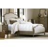 Classic Elegant Wood Upholstered Bed Frame