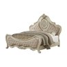 Luxurious Classic Carved Upholstered Bed Frame