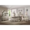 Luxurious Classic Carved Upholstered Bed Frame