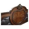 Luxury Classic Tufted Leather Wooden Bed Frame