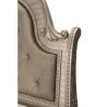 Ornate Traditional King Bed with Upholstered Headboard