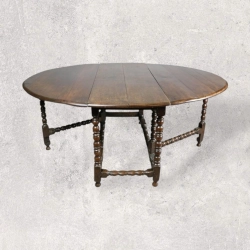 Art Colonial Round Table 1055 for Kitchen and Dining Room - Mulyoharjo Furniture Supplier