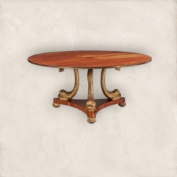 Art Painted Table 1065 for Kitchen and Dining Room - Mulyoharjo Furniture Supplier