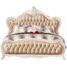Luxury European Classic Tufted Upholstered Bed Frame
