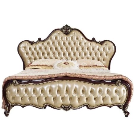 Luxury Classic Tufted Upholstered Bed Frame