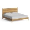 Minimalist Wooden Bed Frame with Headboard