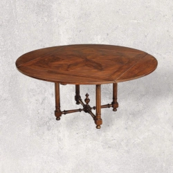 Furniture Antique Round Dining Table Supplier 1086