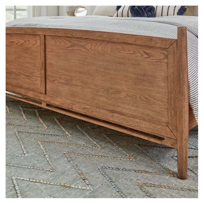 Solid Wood Transitional Modern Bed Frame Bedroom Furniture