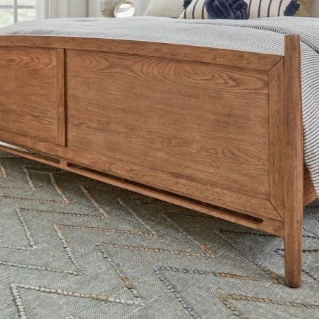 Solid Wood Transitional Modern Bed Frame Bedroom Furniture