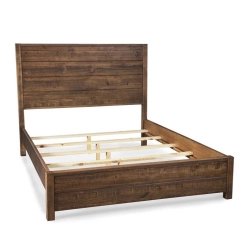 Solid Wood Rustic Farmhouse Bed Frame