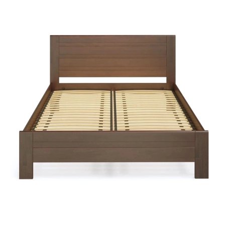 Modern Minimalist Wooden Bed Frame Solid Construction