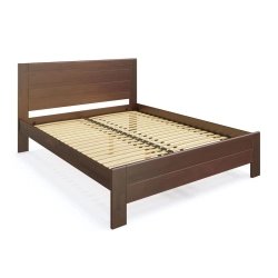 Modern Minimalist Wooden Bed Frame Solid Construction