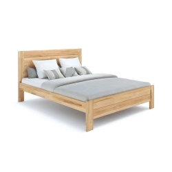 Solid Wood Platform Bed Frame Minimalist Modern Design