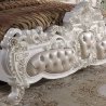 Ornate White Carved Luxury Classic Bed Frame