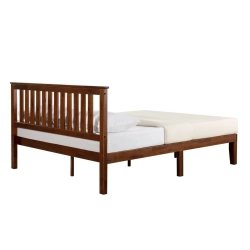 Solid Wood Bed Frame Classic Design Durable Wooden Bed