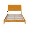Solid Wood Minimalist Bed Frame with Headboard