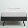 Minimalist Wooden Platform Bed Frame Twin Size