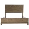 Modern Solid Wood Platform Bed Frame with Headboard