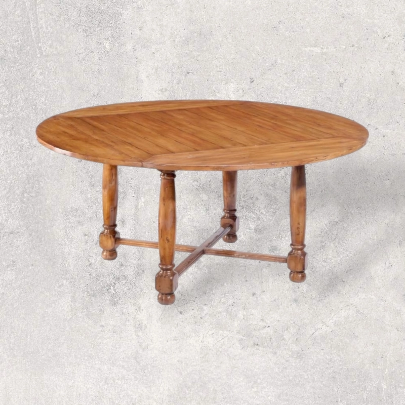 Furniture Carved Round Dining Table Supplier 1108