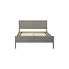 Modern Minimalist Wooden Bed Frame with Headboard