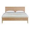 Modern Solid Wood Platform Bed Frame Natural Finish