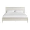 Solid Wood Bed Frame with Slatted Headboard and Footboard