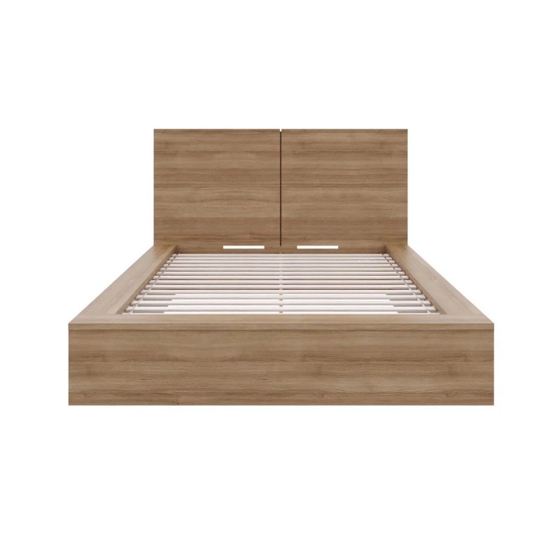 Modern Minimalist Wooden Bed Frame with Headboard Modern Minimalist Wooden Bed Frame with Headboard