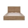 Modern Minimalist Wooden Bed Frame with Headboard