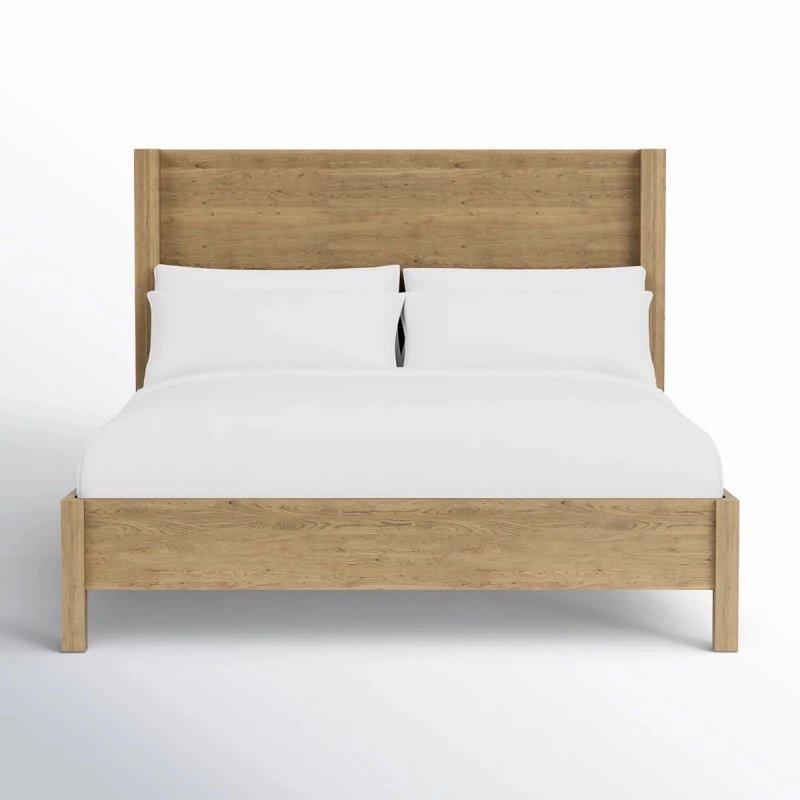 Solid Wood Bed Frame Modern Minimalist Design Queen Size Solid Wood Bed Frame Modern Minimalist Design Queen Size