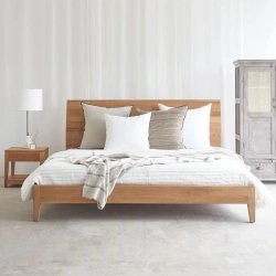 Minimalist Solid Wood Platform Bed Frame