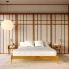 Minimalist Modern Wooden Bed Frame for Serene Bedroom