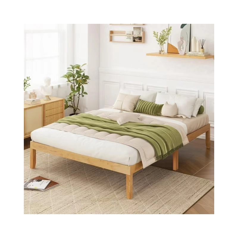 Solid Wood Platform Bed Frame Modern Minimalist Design Bedroom Furniture Solid Wood Platform Bed Frame Modern Minimalist Design Bedroom Furniture