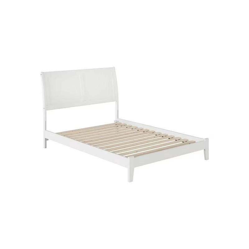Minimalist White Wood Bed Frame Minimalist White Wood Bed Frame