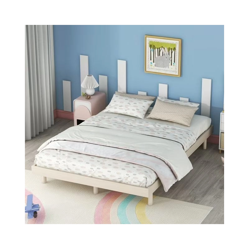 Minimalist Wooden Kids Bed Frame Toddler Platform Bed